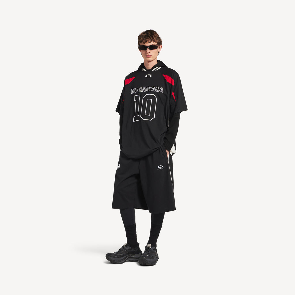 BALENCIAGA NBA COLLABORATION TRACKSUIT SHORTS “BLACK/WHITE”