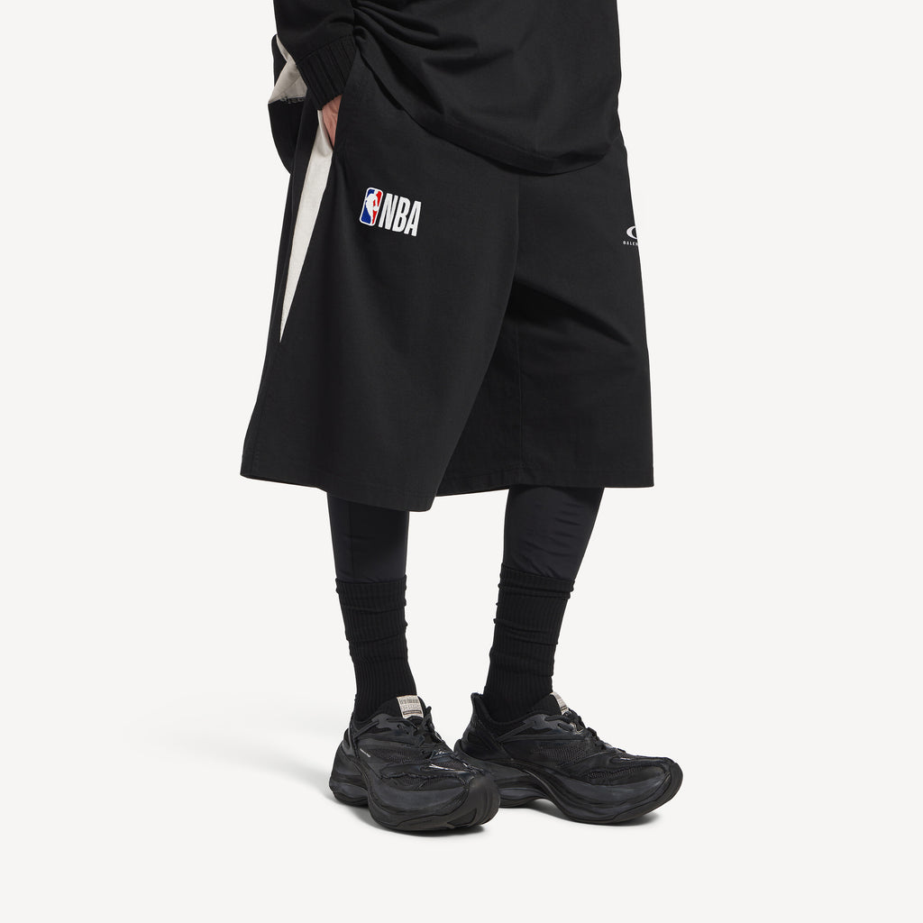 BALENCIAGA NBA COLLABORATION TRACKSUIT SHORTS “BLACK/WHITE”