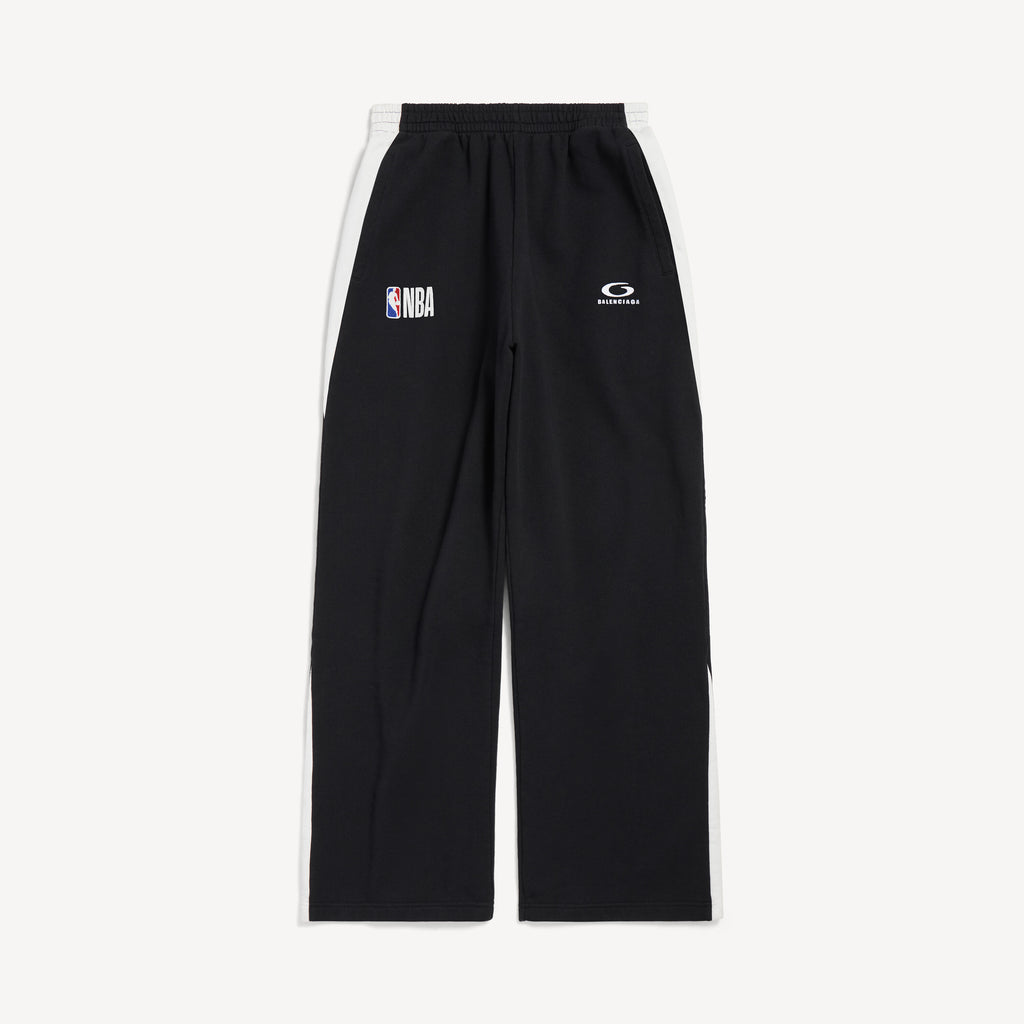BALENCIAGA NBA COLLABORATION OVERSIZED SWEATPANTS “BLACK/WHITE”