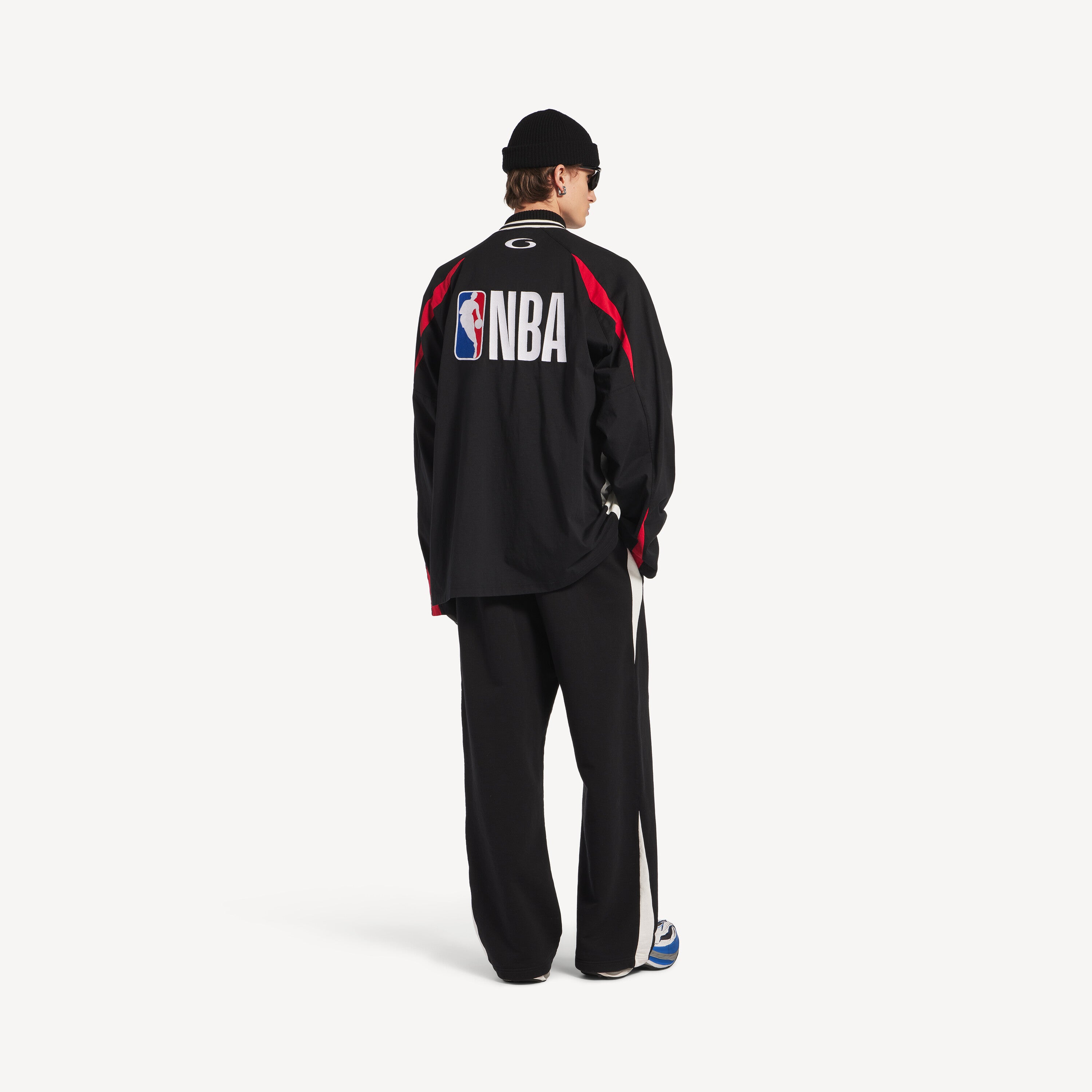 BALENCIAGA NBA COLLABORATION OVERSIZED SWEATPANTS “BLACK/WHITE”