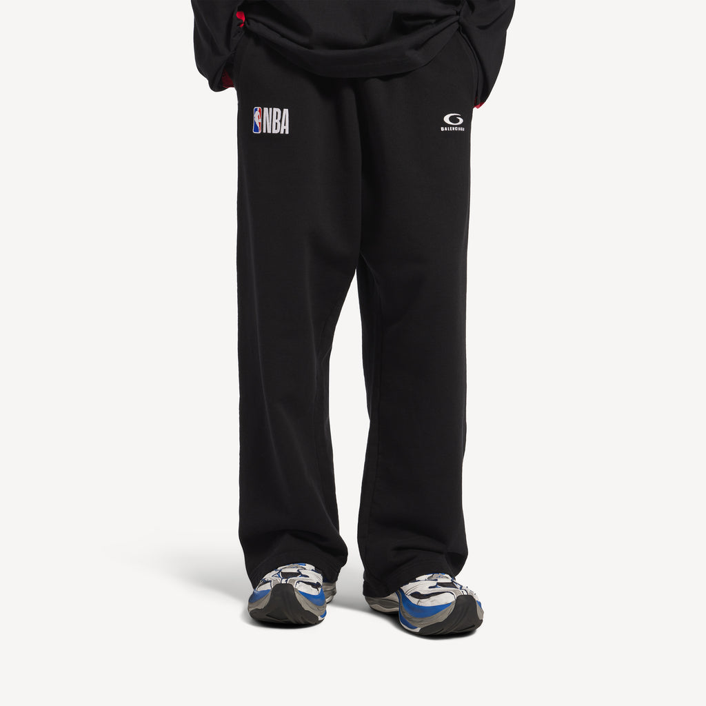 BALENCIAGA NBA COLLABORATION OVERSIZED SWEATPANTS “BLACK/WHITE”