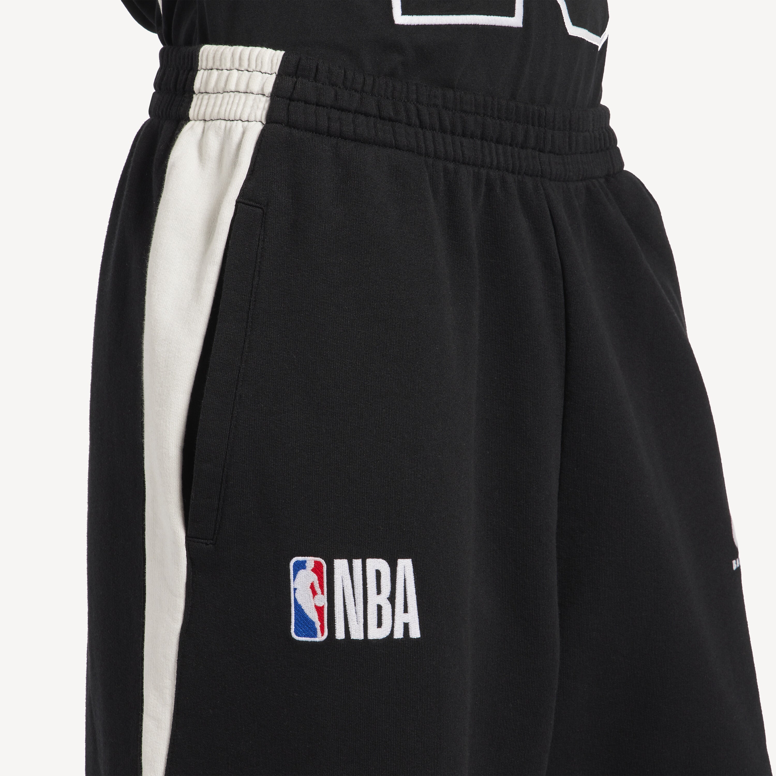 BALENCIAGA NBA COLLABORATION OVERSIZED SWEATPANTS “BLACK/WHITE”