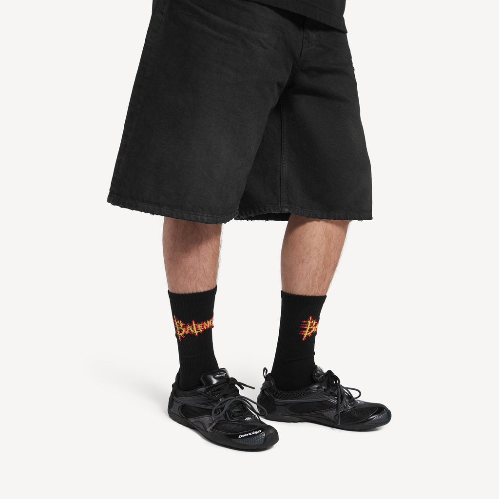 BALENCIAGA RADAR SNEAKER IN BLACK/GREY