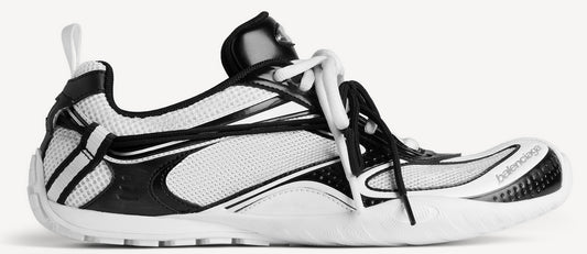 BALENCIAGA RADAR SNEAKER IN WHITE/BLACK