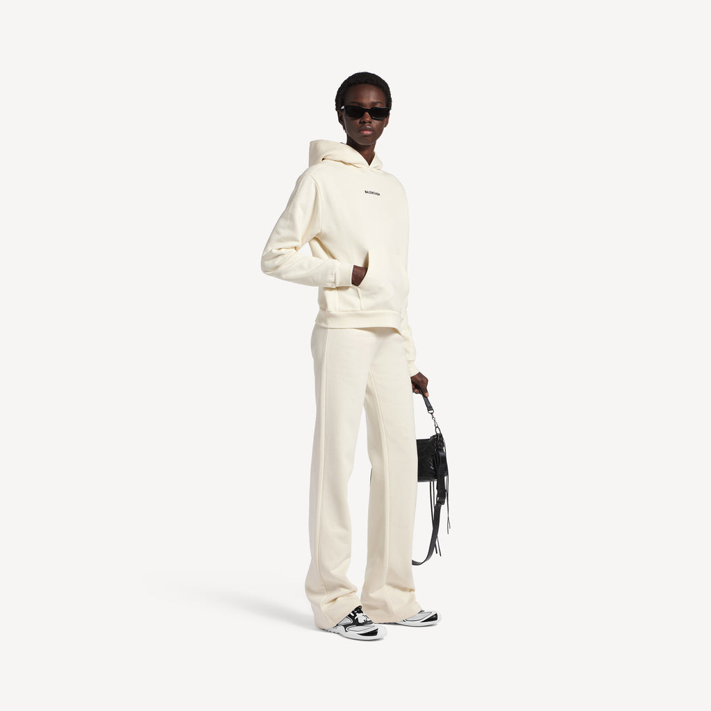 BALENCIAGA RADAR SNEAKER IN WHITE/BLACK