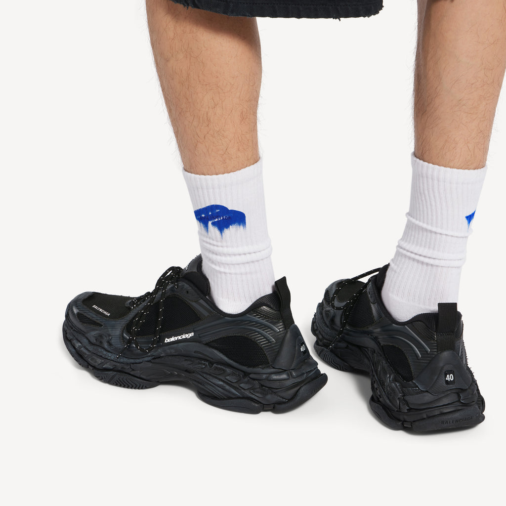 BALENCIAGA TRIPLE S.2 SNEAKER IN BLACK / DARK GREY