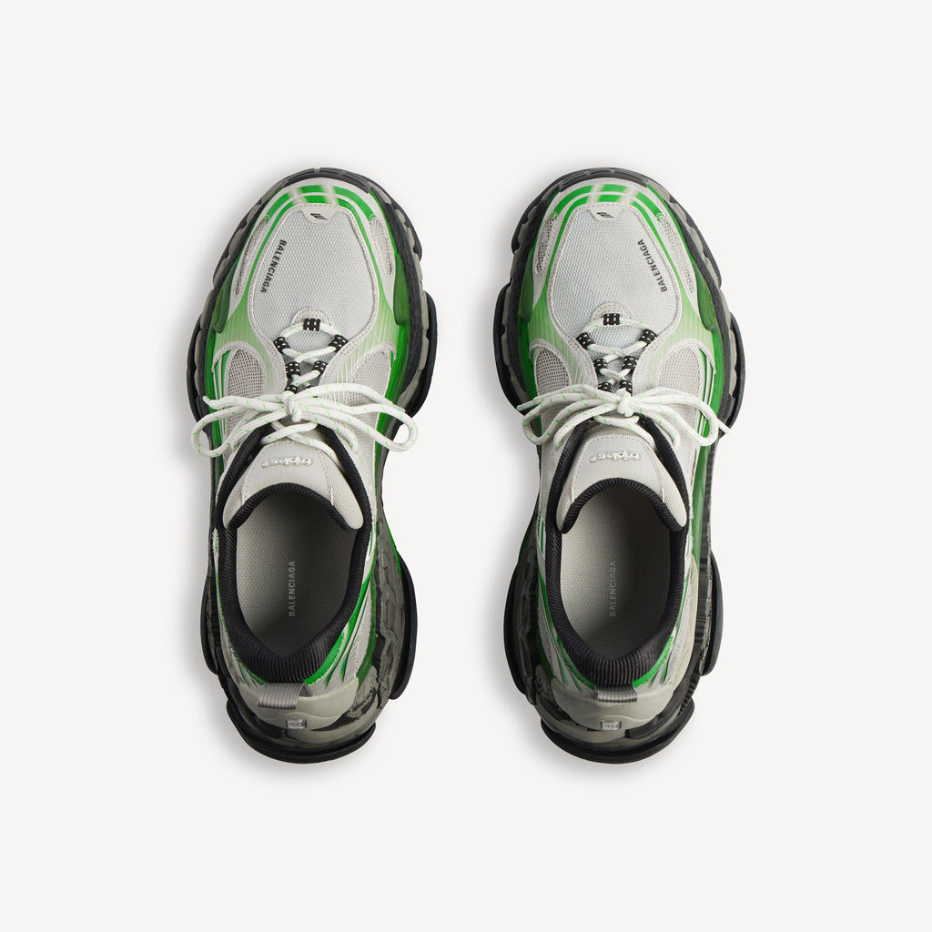 BALENCIAGA TRIPLE S.2 SNEAKER IN GREY / GREEN