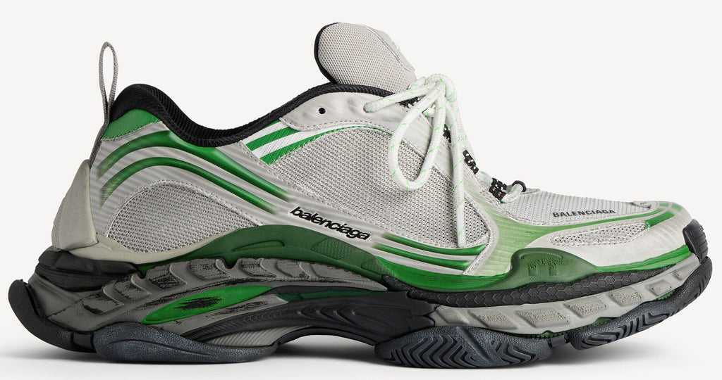 BALENCIAGA TRIPLE S.2 SNEAKER IN GREY / GREEN