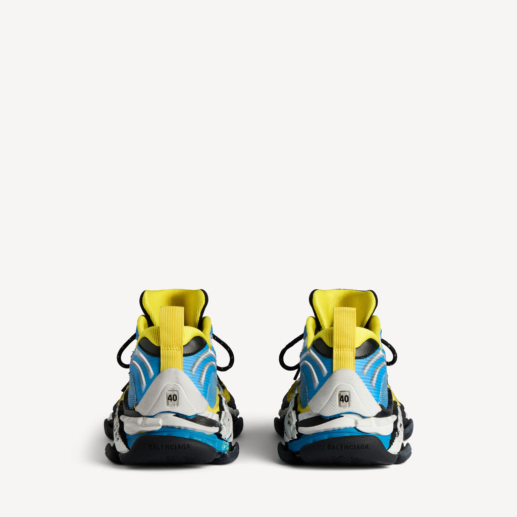 BALENCIAGA TRIPLE S.2 SNEAKER IN BLUE / WHITE / YELLOW
