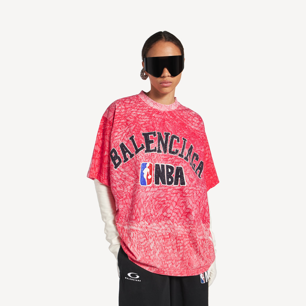 BALENCIAGA | NBA COLLABORATION OVERSIZED T-SHIRT