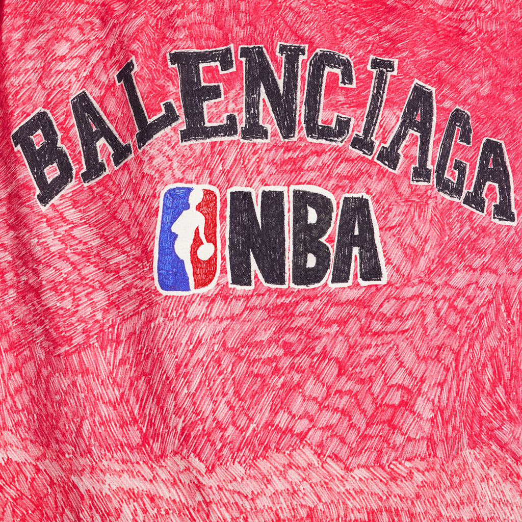 BALENCIAGA | NBA COLLABORATION OVERSIZED T-SHIRT