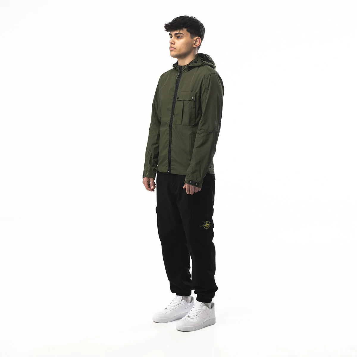 C.P. COMPANY JACKET WITH POCKET KHAKI