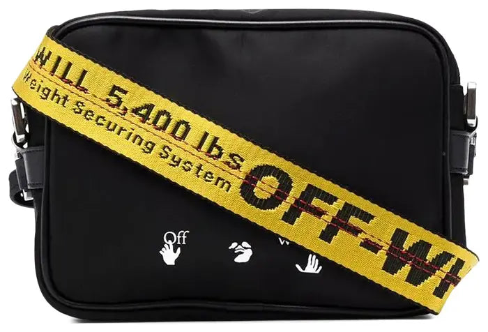 OFF-WHITE OW LOGO NYLON CROSSBODY “BLACK/WHITE”