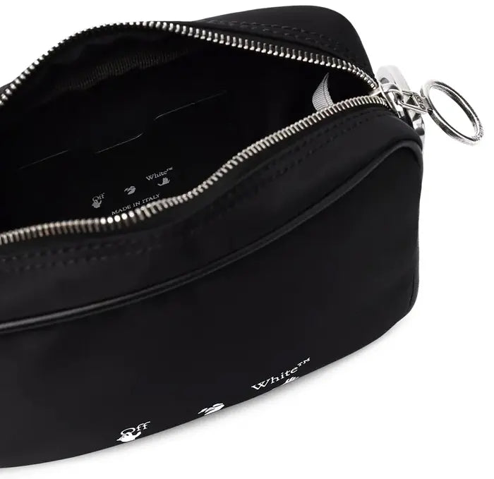 OFF-WHITE OW LOGO NYLON CROSSBODY “BLACK/WHITE”