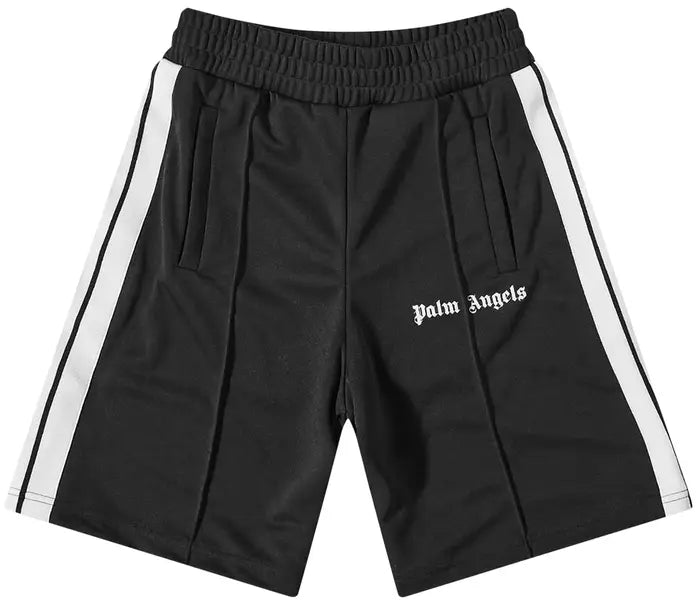 PALM ANGELS CLASSIC TRACK SHORTS 'BLACK/WHITE'