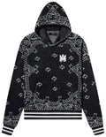 AMIRI BANDANA B-BALL HOODIE BLACK/GREY