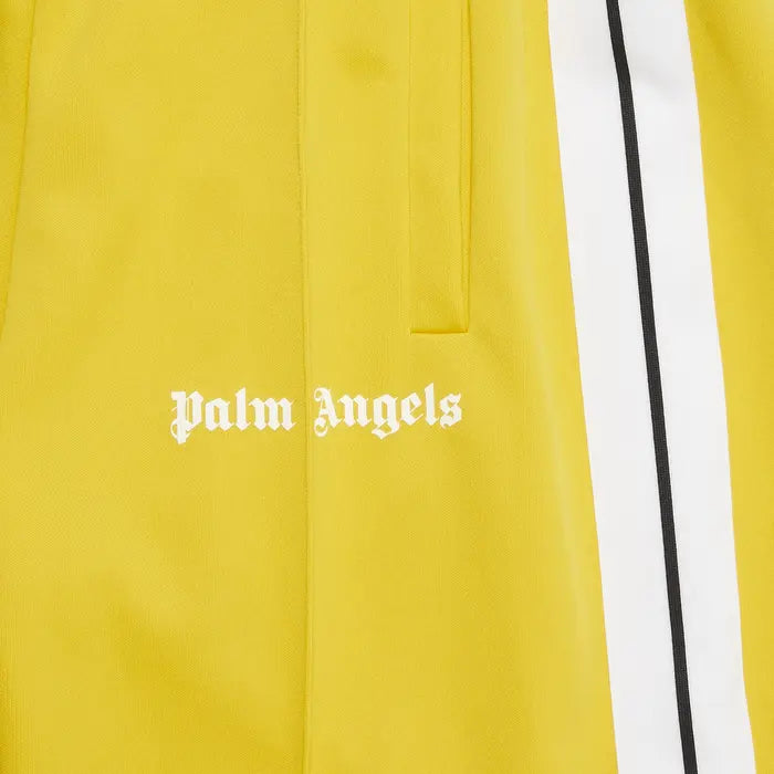PALM ANGELS CLASSIC TRACK SHORTS 'YELLOW/WHITE'