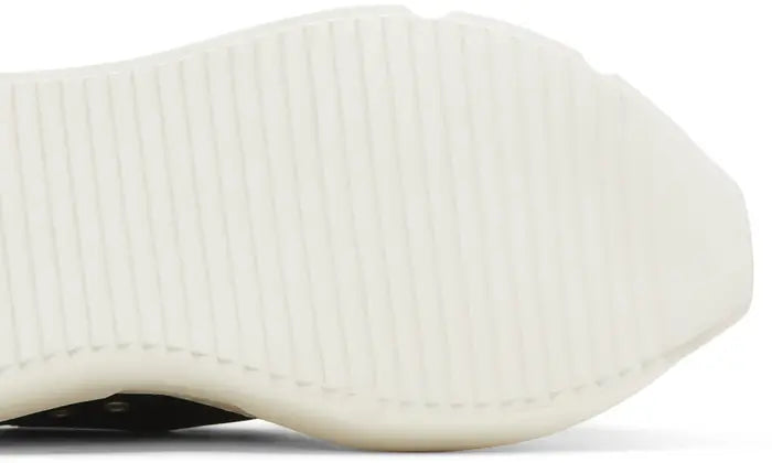 RICK OWENS DRKSHDW FOGACHINE COTTON DENIM MEGALACE ABSTRACT LOW “BLACK MILK”