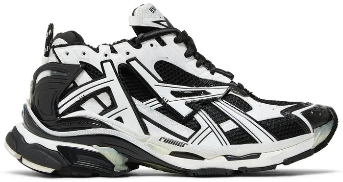 BALENCIAGA RUNNER SNEAKER IN ‘BLACK WHITE’