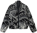 STUSSY DRAGON SHERPA JACKET BLACK