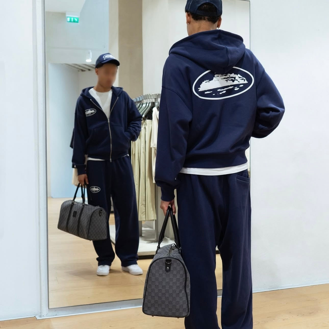 CORTEIZ ISLAND PUFF PRINT ZIP HOODIE