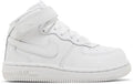 NIKE AIR FORCE 1 MID TD 'TRIPLE WHITE'