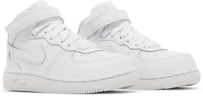 NIKE AIR FORCE 1 MID TD 'TRIPLE WHITE'