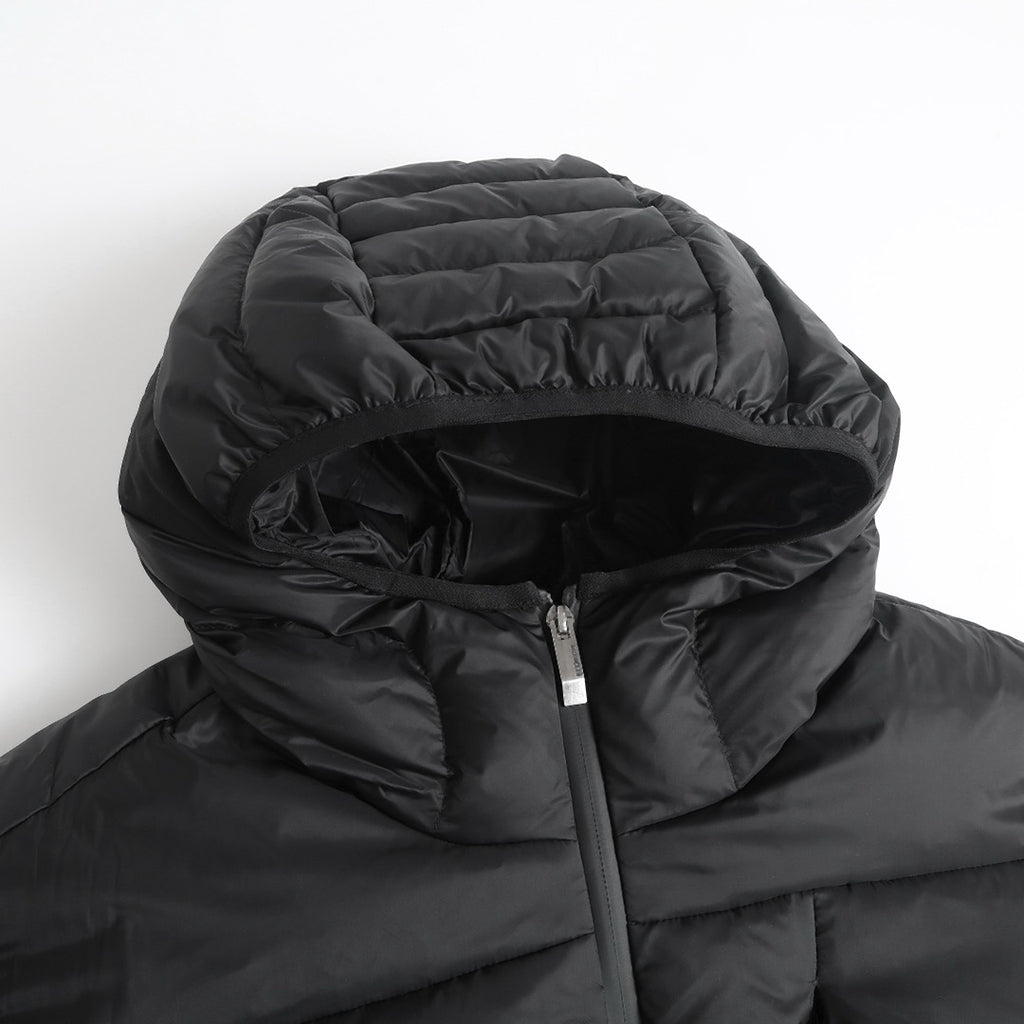 MONCLER POITEVIN HOODED SHORT DOWN JACKET