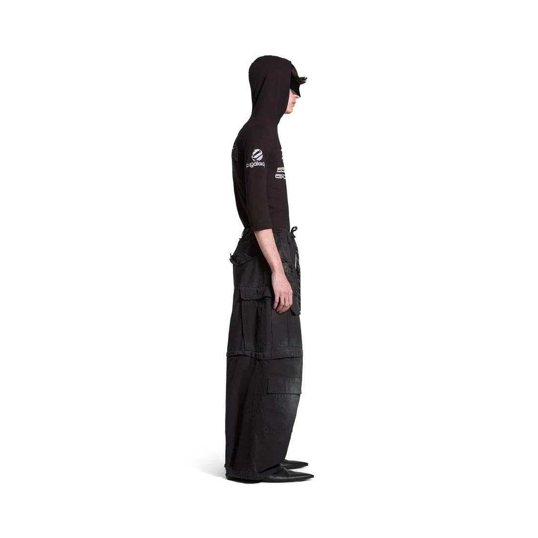 BALENCIAGA LARGE CARGO PANTS 'BLACK'