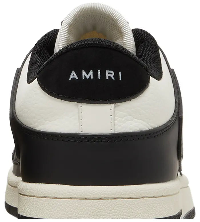 AMIRI SKEL TOP LOW 'BLACK WHITE'