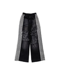 YORI SPORT 5-STRIPE DENIM (BLACK/WHITE)