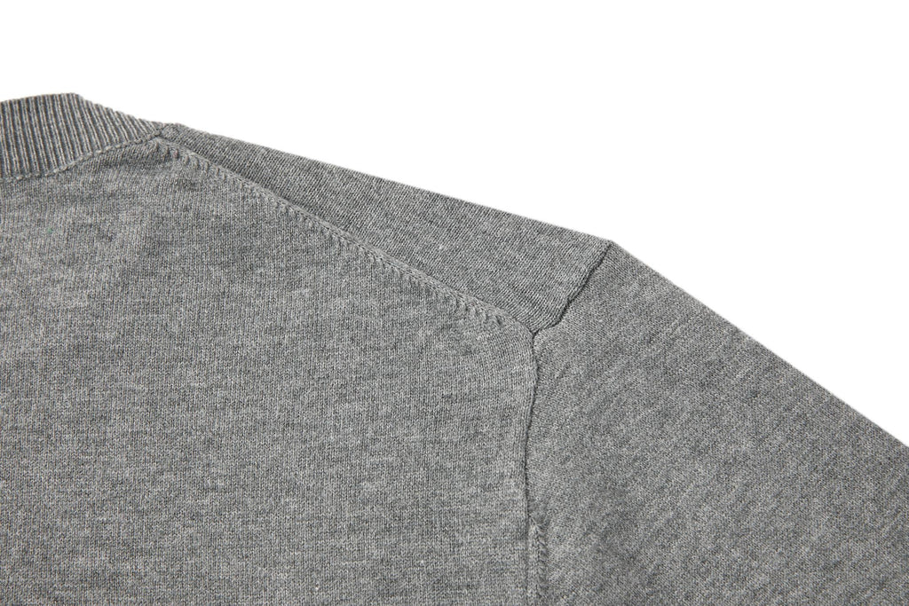 BURBERRY INTARSIA LOGO WOOL SWEATER