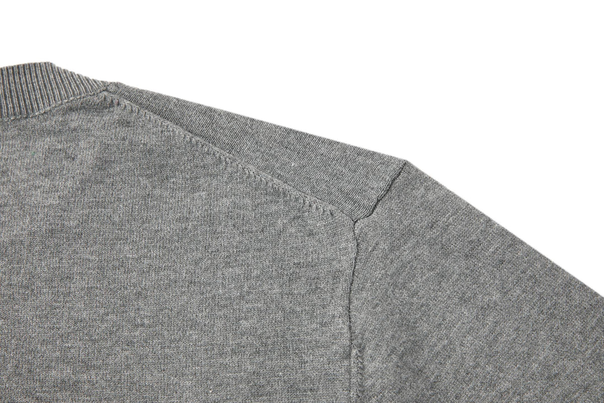 BURBERRY INTARSIA LOGO WOOL SWEATER