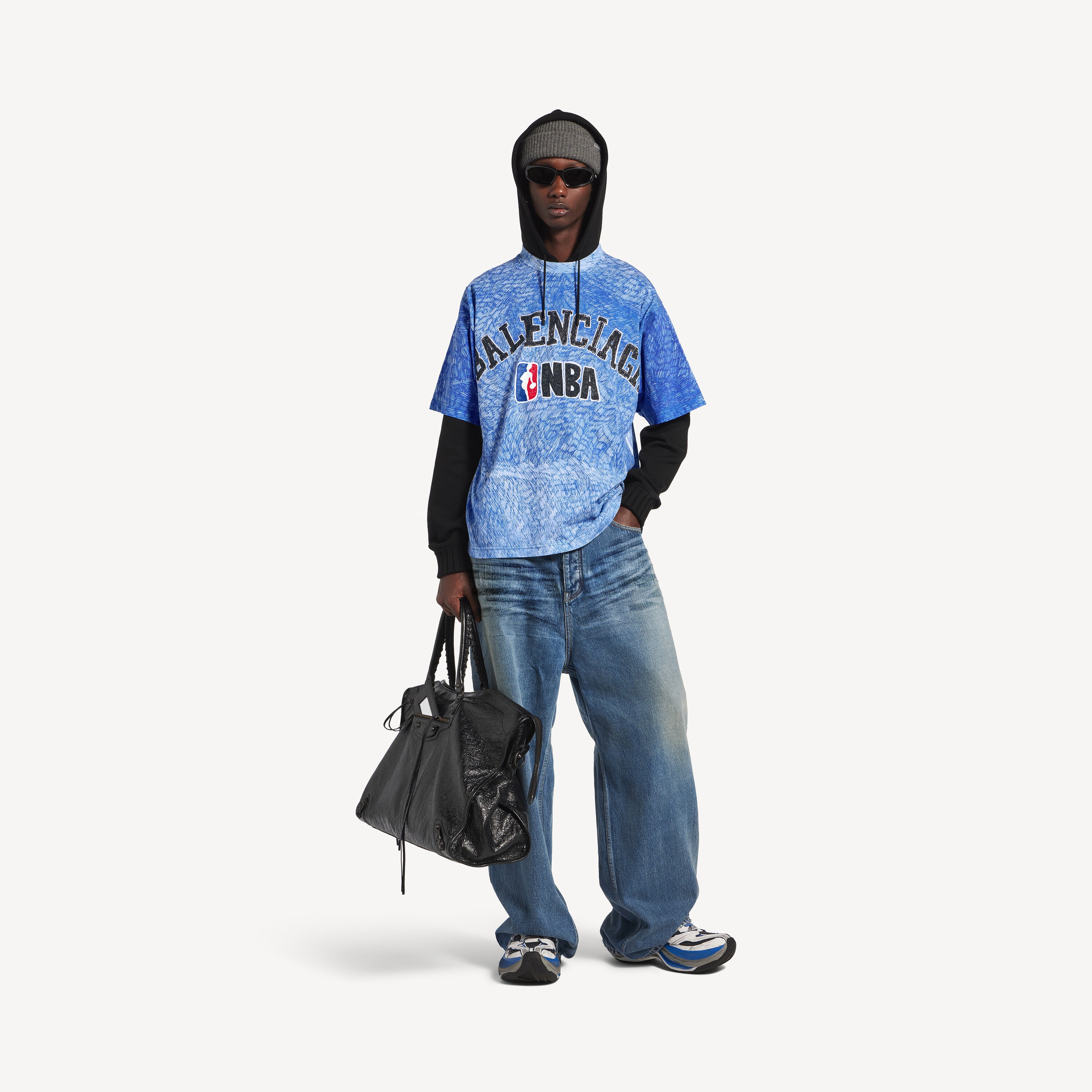 BALENCIAGA | NBA COLLABORATION OVERSIZED T-SHIRT
