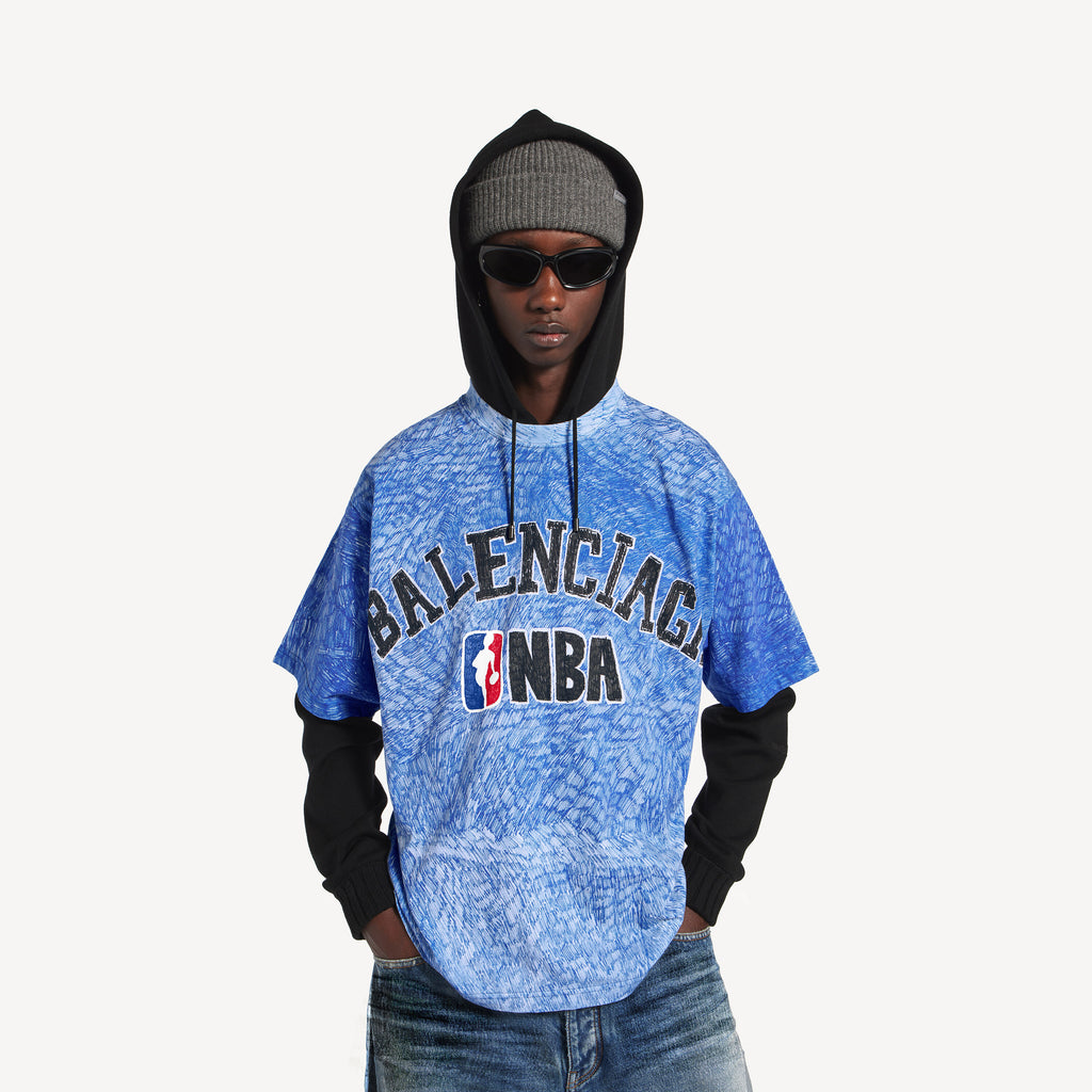 BALENCIAGA | NBA COLLABORATION OVERSIZED T-SHIRT