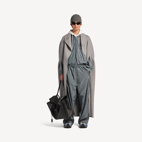 BALENCIAGA BODIES TRACKSUIT JACKET IN ELEPHANT GREY