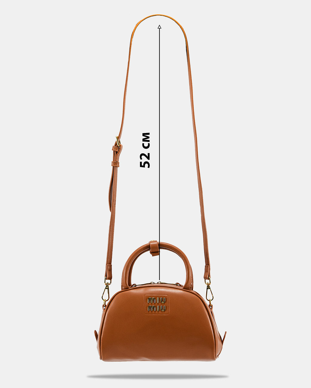 MIU MIU LEATHER TOP-HANDLE BAG