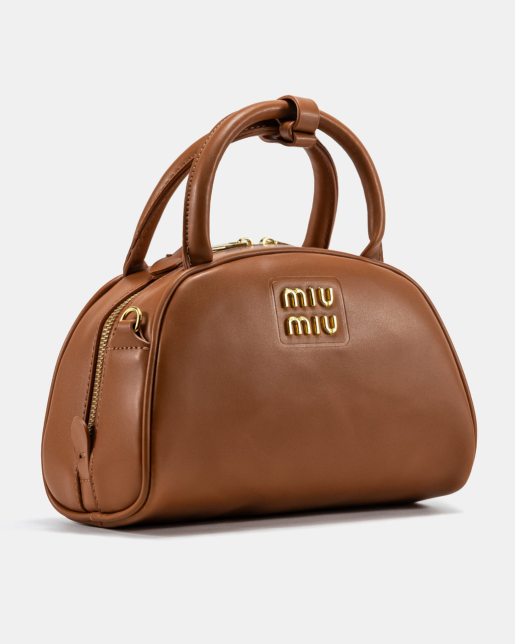 MIU MIU LEATHER TOP-HANDLE BAG
