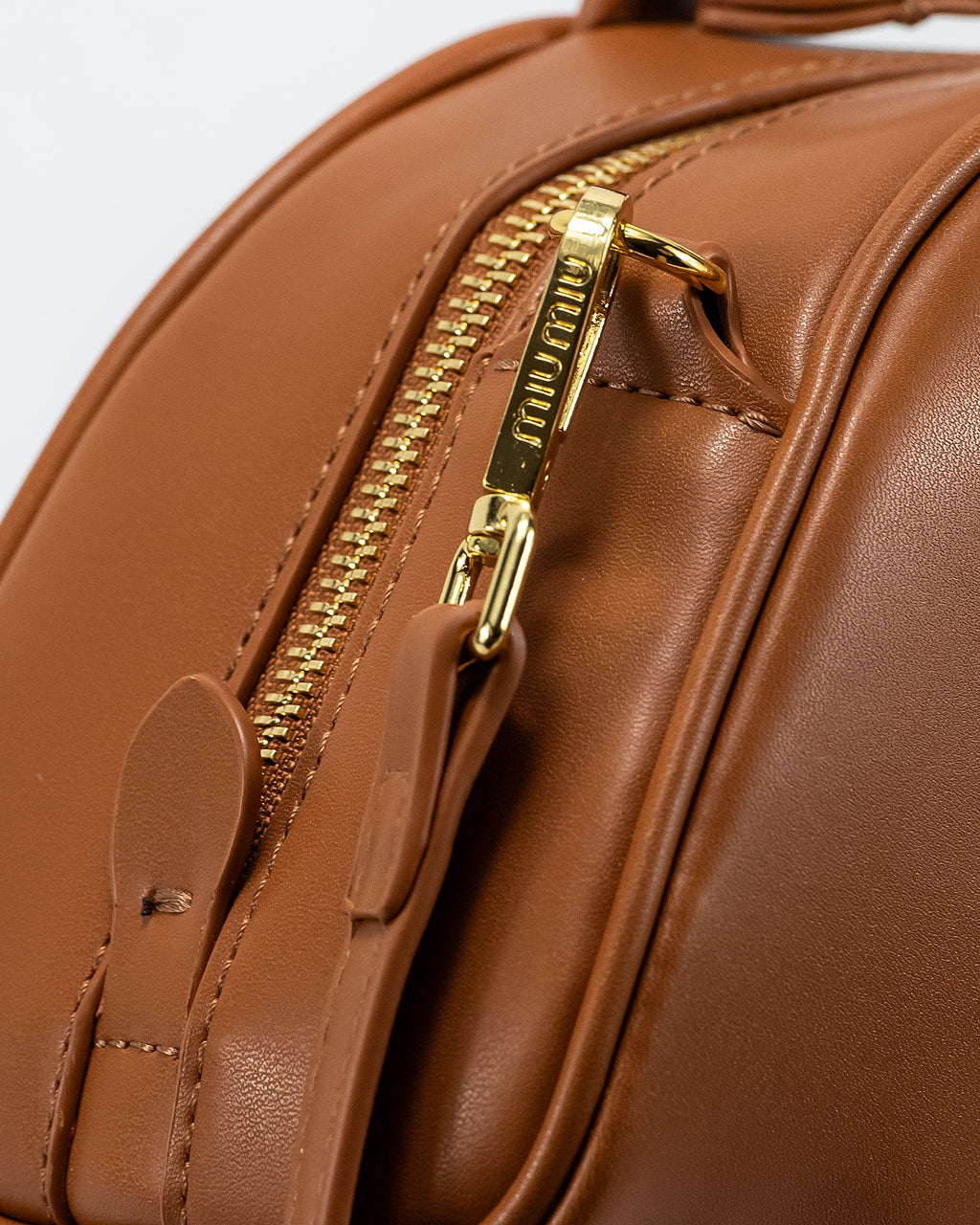 MIU MIU LEATHER TOP-HANDLE BAG