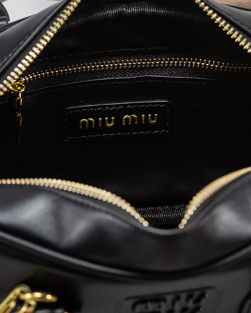 MIU MIU MATELASSÉ SMALL TOTE BAG