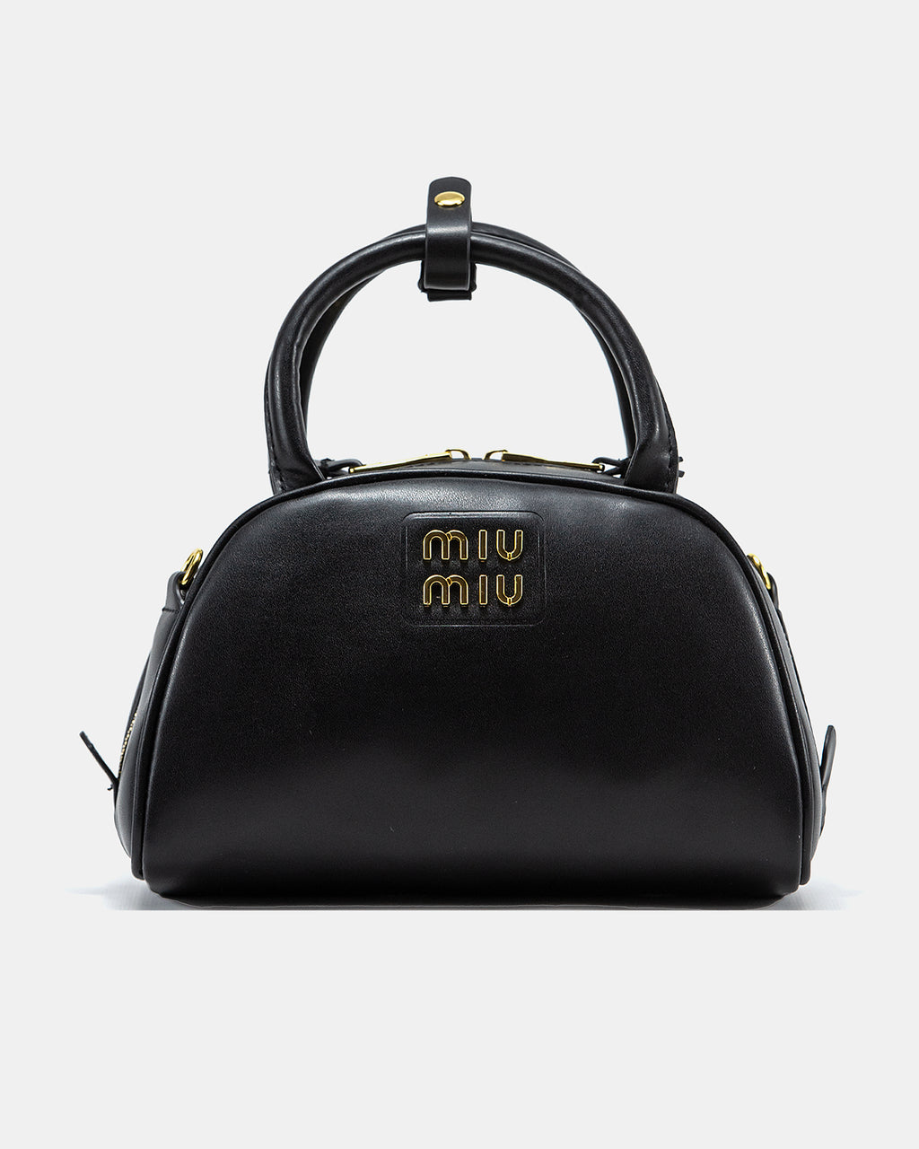 MIU MIU LEATHER TOP-HANDLE BAG