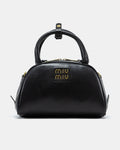 MIU MIU LEATHER TOP-HANDLE BAG