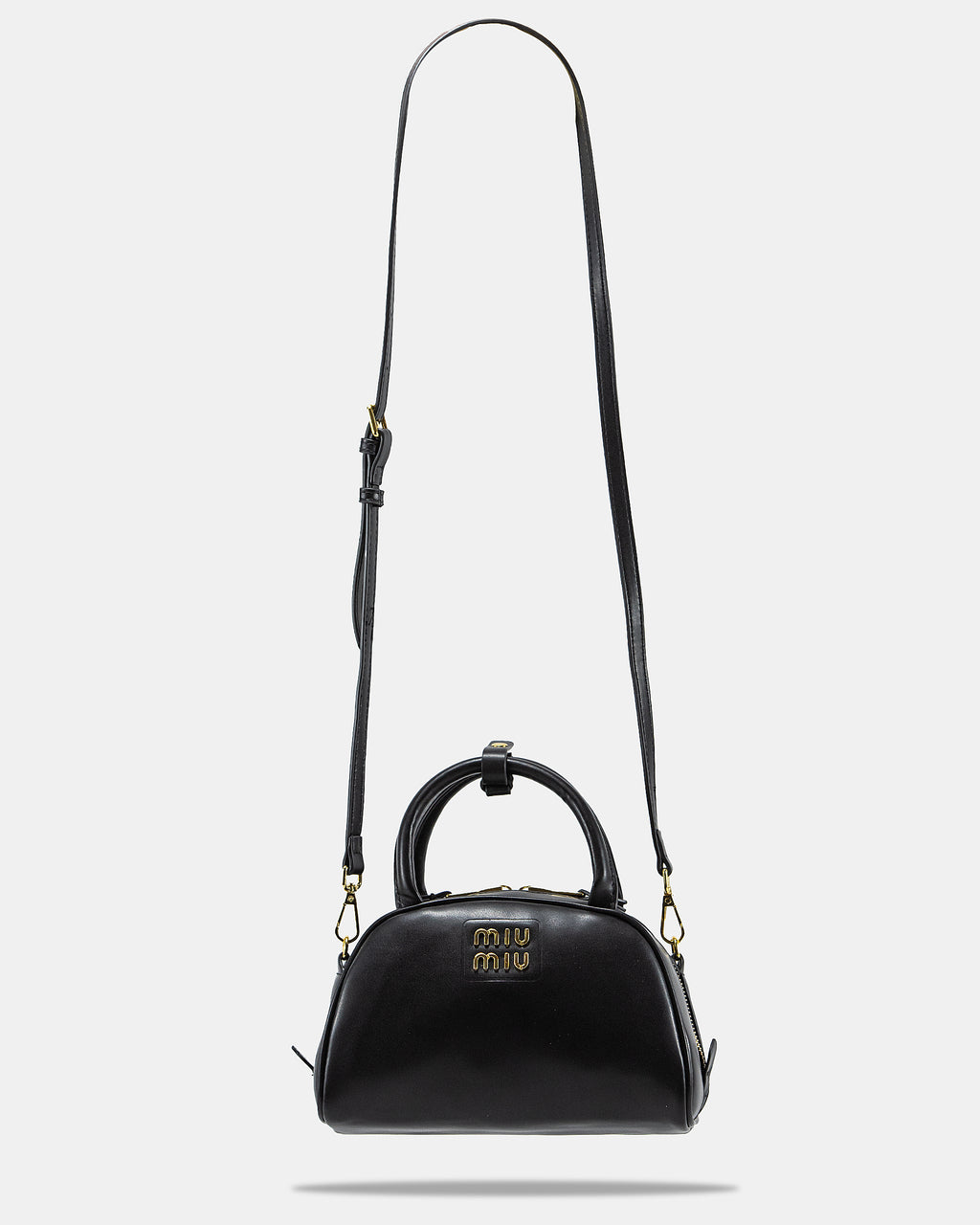 MIU MIU LEATHER TOP-HANDLE BAG