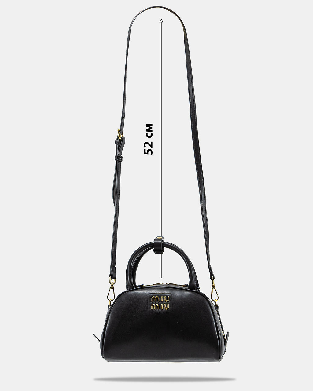 MIU MIU LEATHER TOP-HANDLE BAG