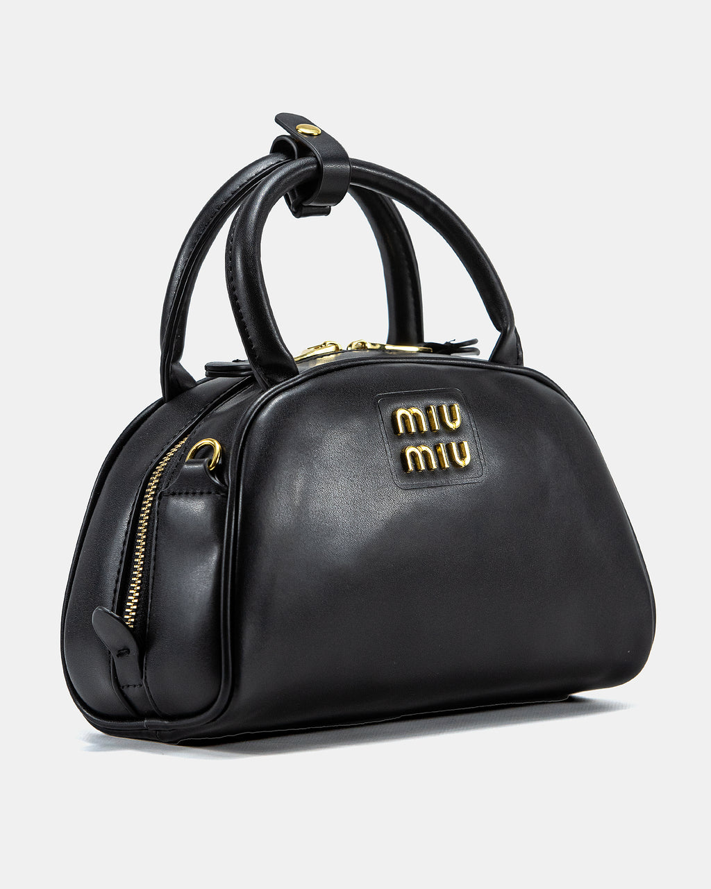 MIU MIU LEATHER TOP-HANDLE BAG