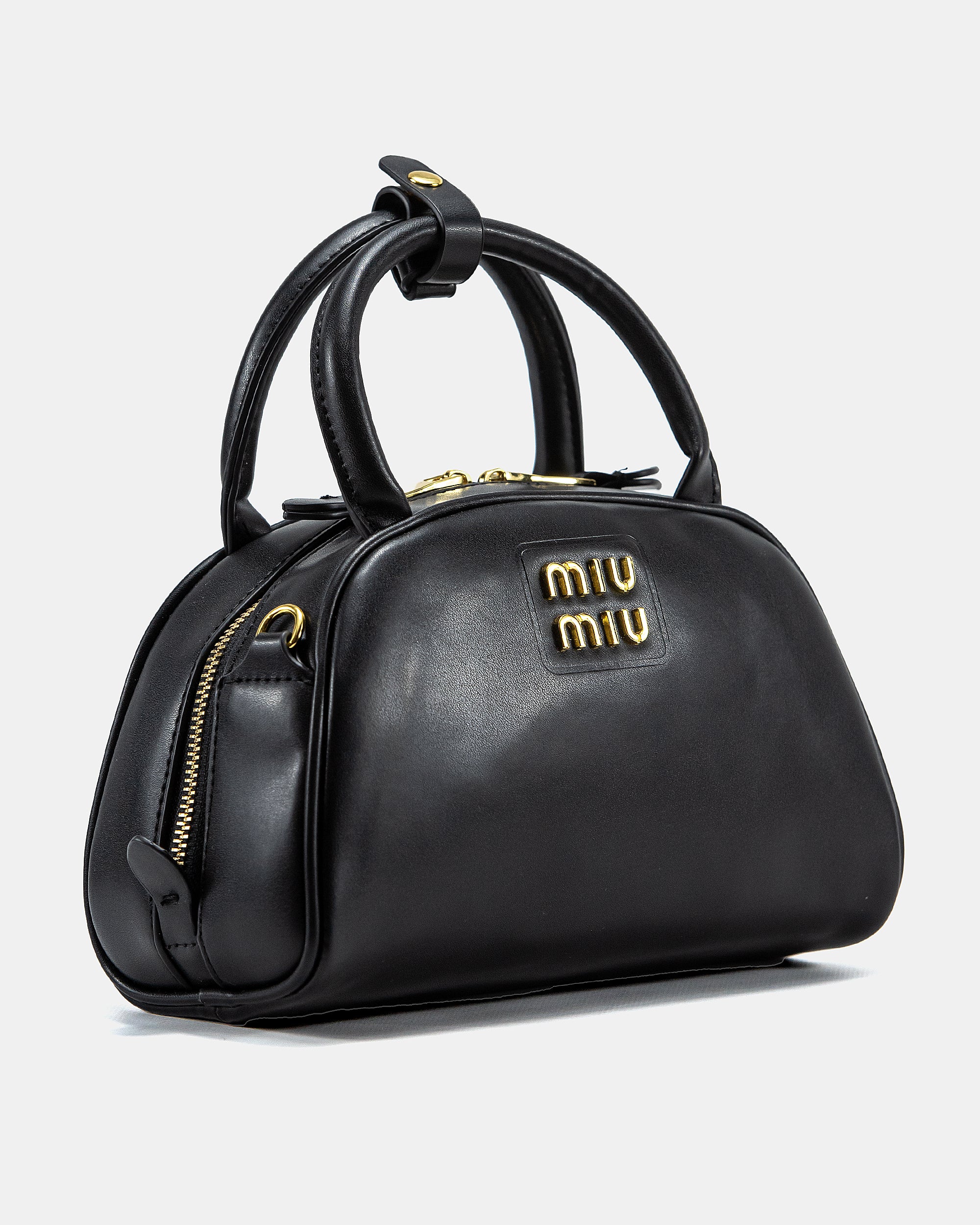 MIU MIU LEATHER TOP-HANDLE BAG