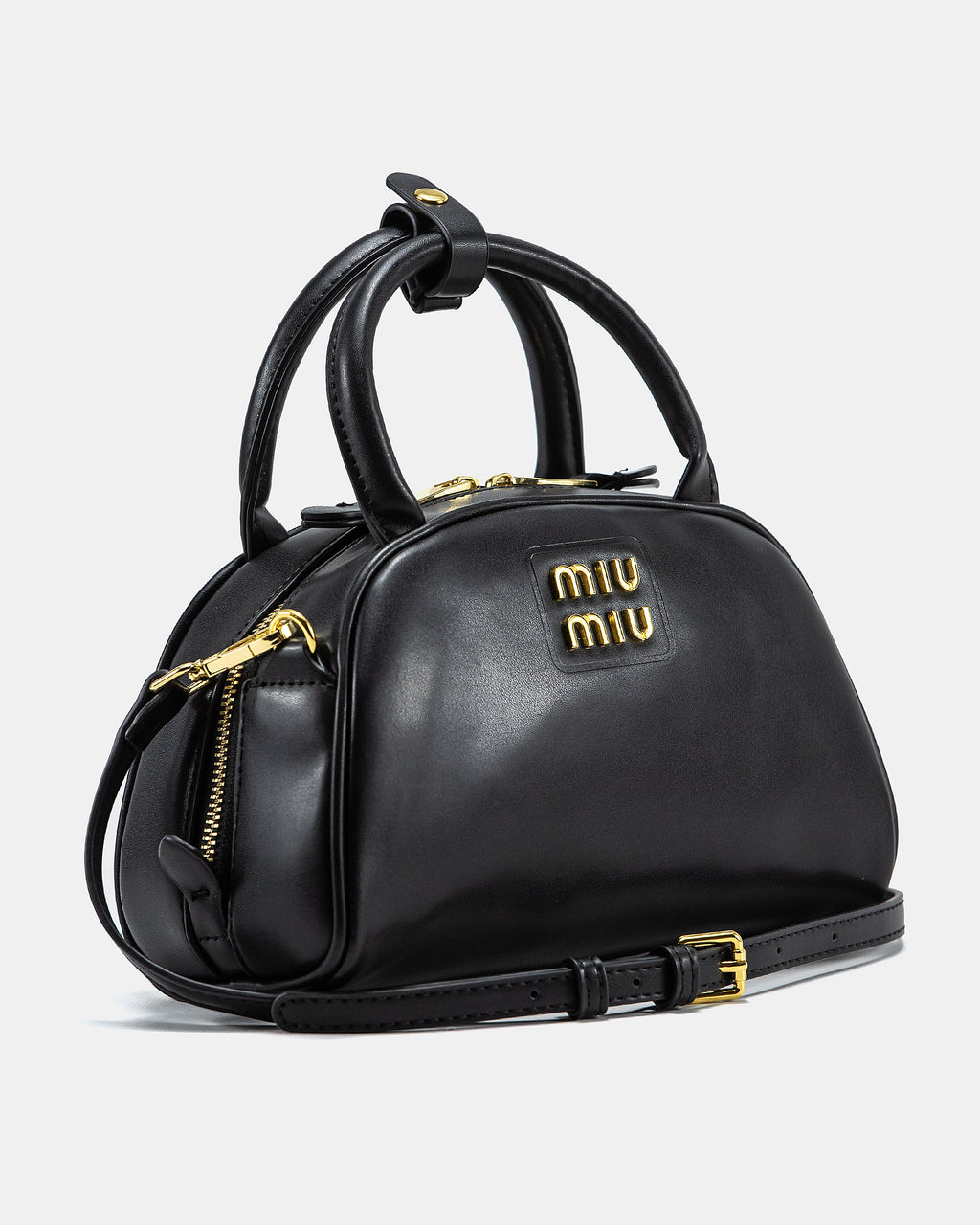 MIU MIU LEATHER TOP-HANDLE BAG