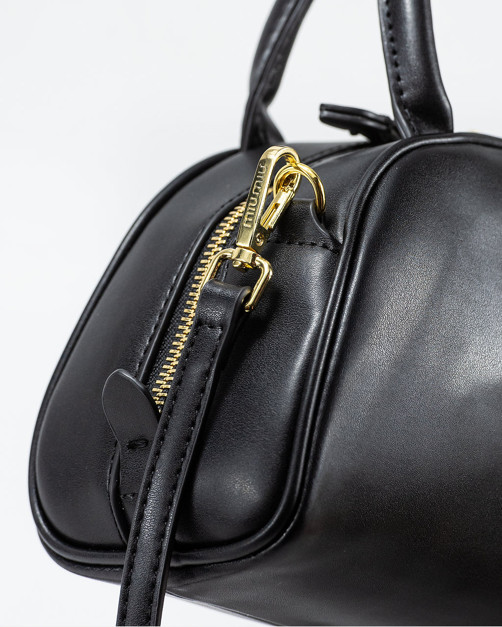 MIU MIU LEATHER TOP-HANDLE BAG