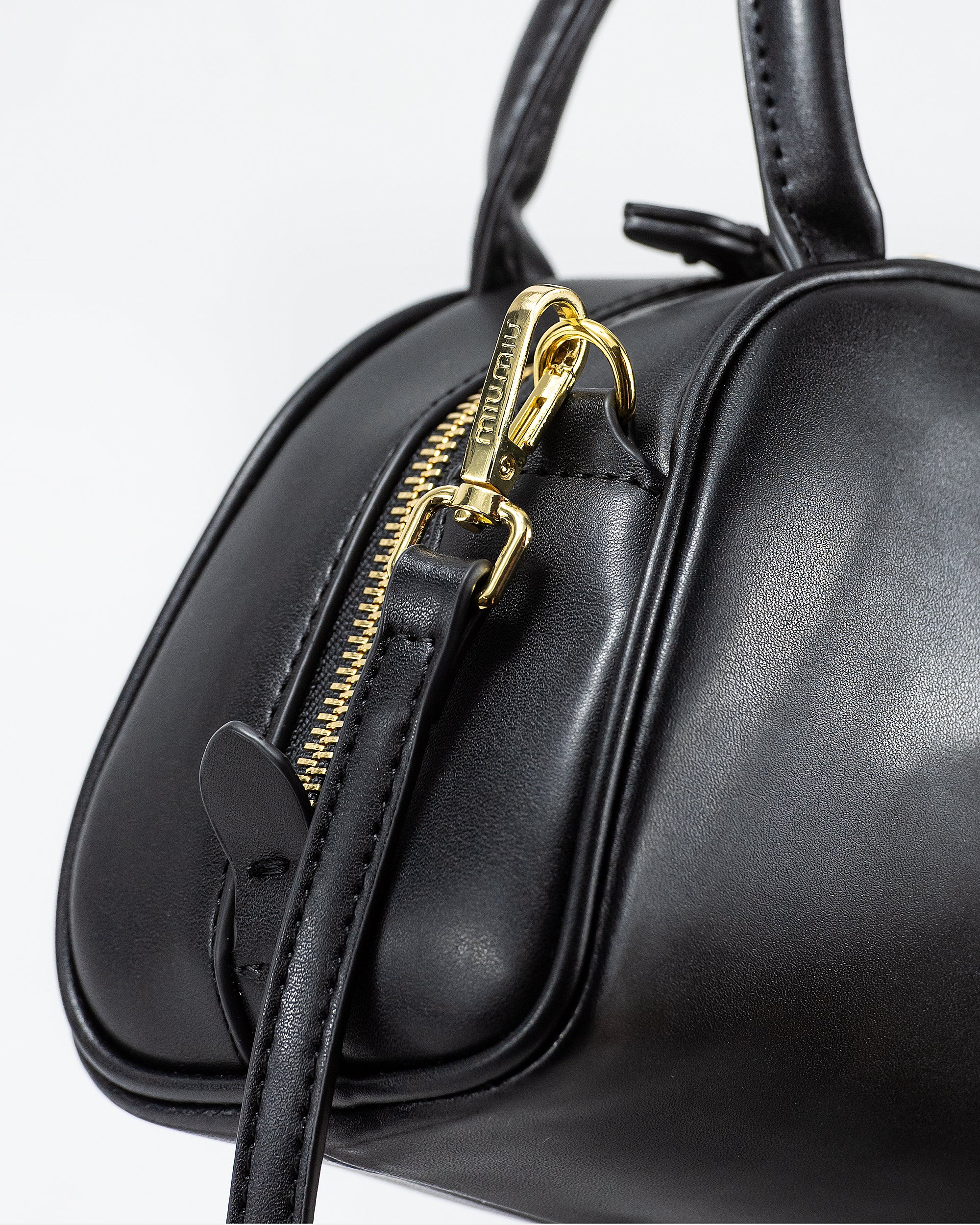 MIU MIU LEATHER TOP-HANDLE BAG