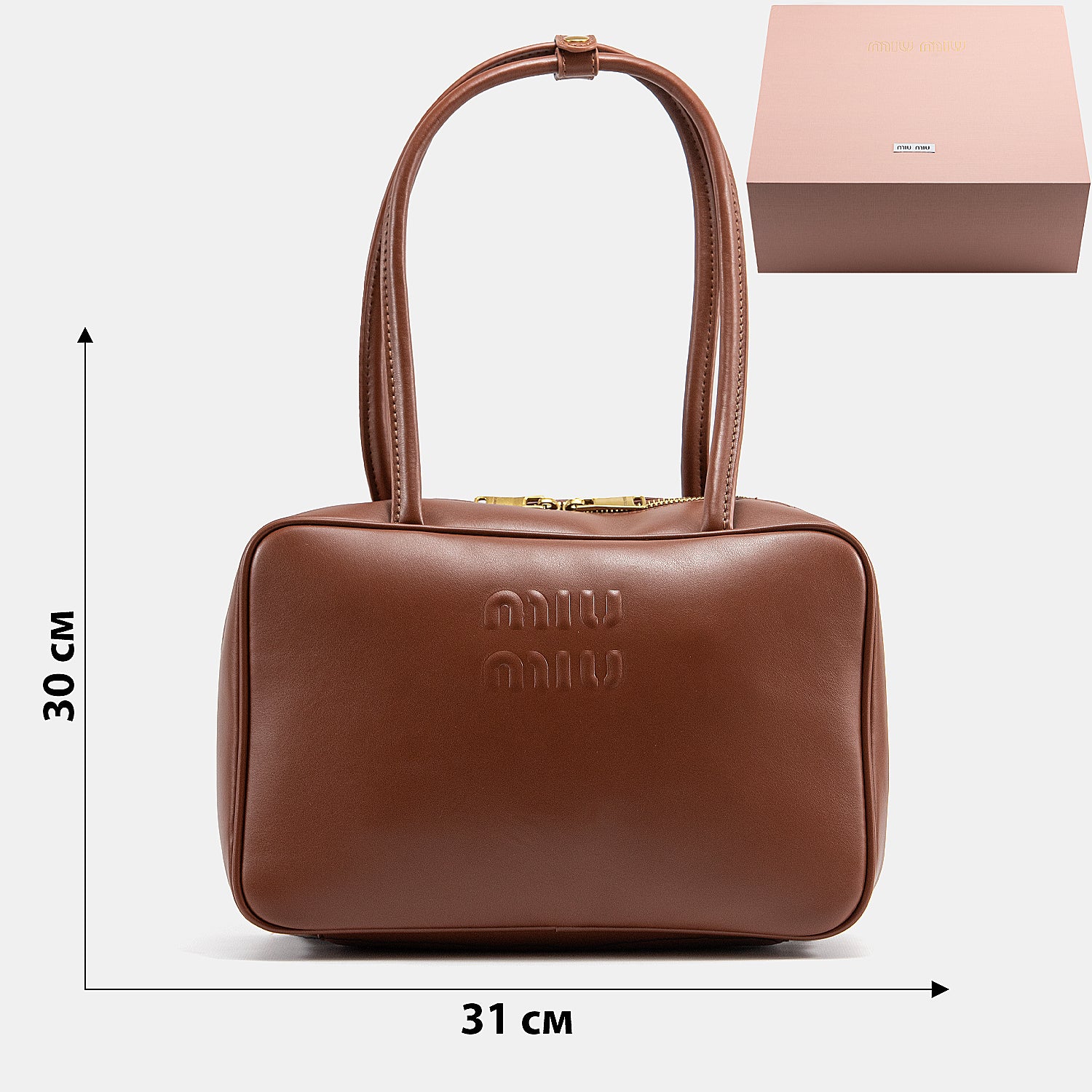 MIU MIU LEATHER BEAU BAG